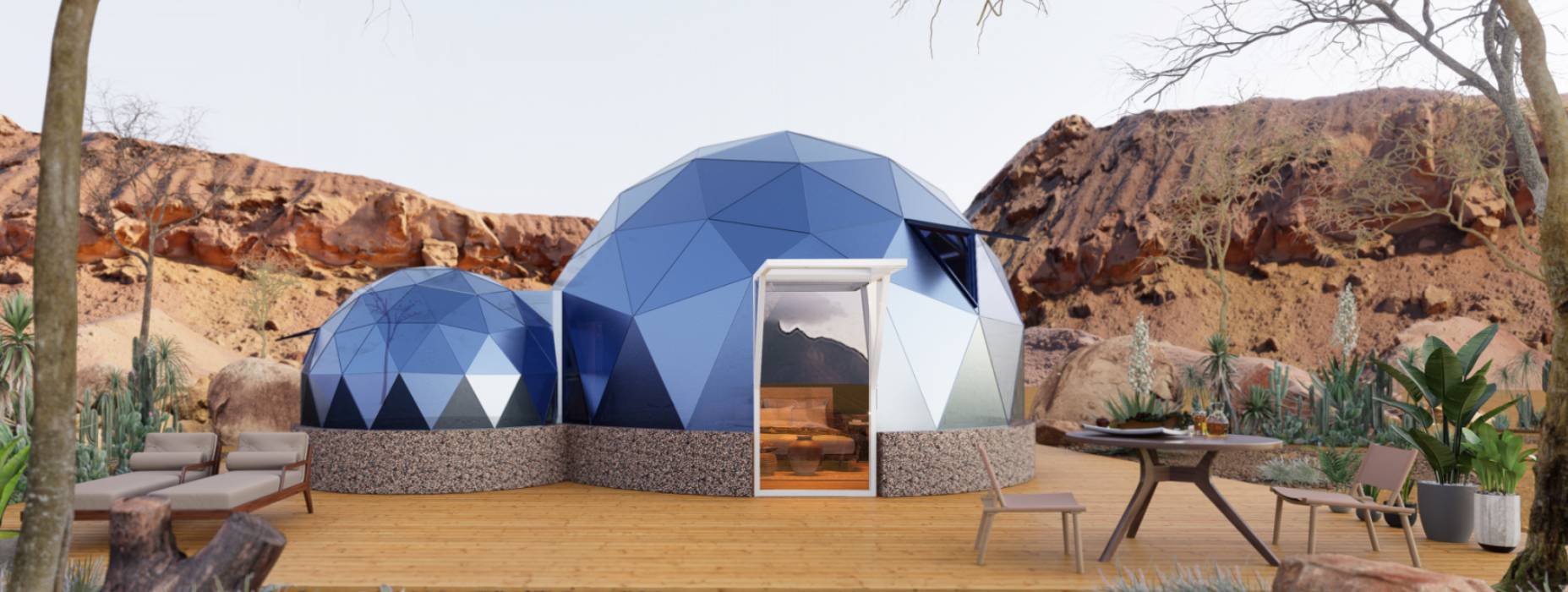 天元区球形智能光伏玻璃星空房